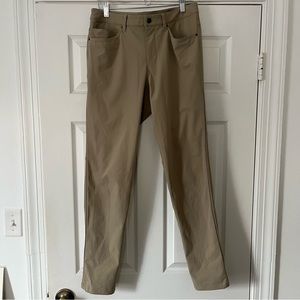 Lululemon ABC Pant Mens Slim 30W 32L Tan